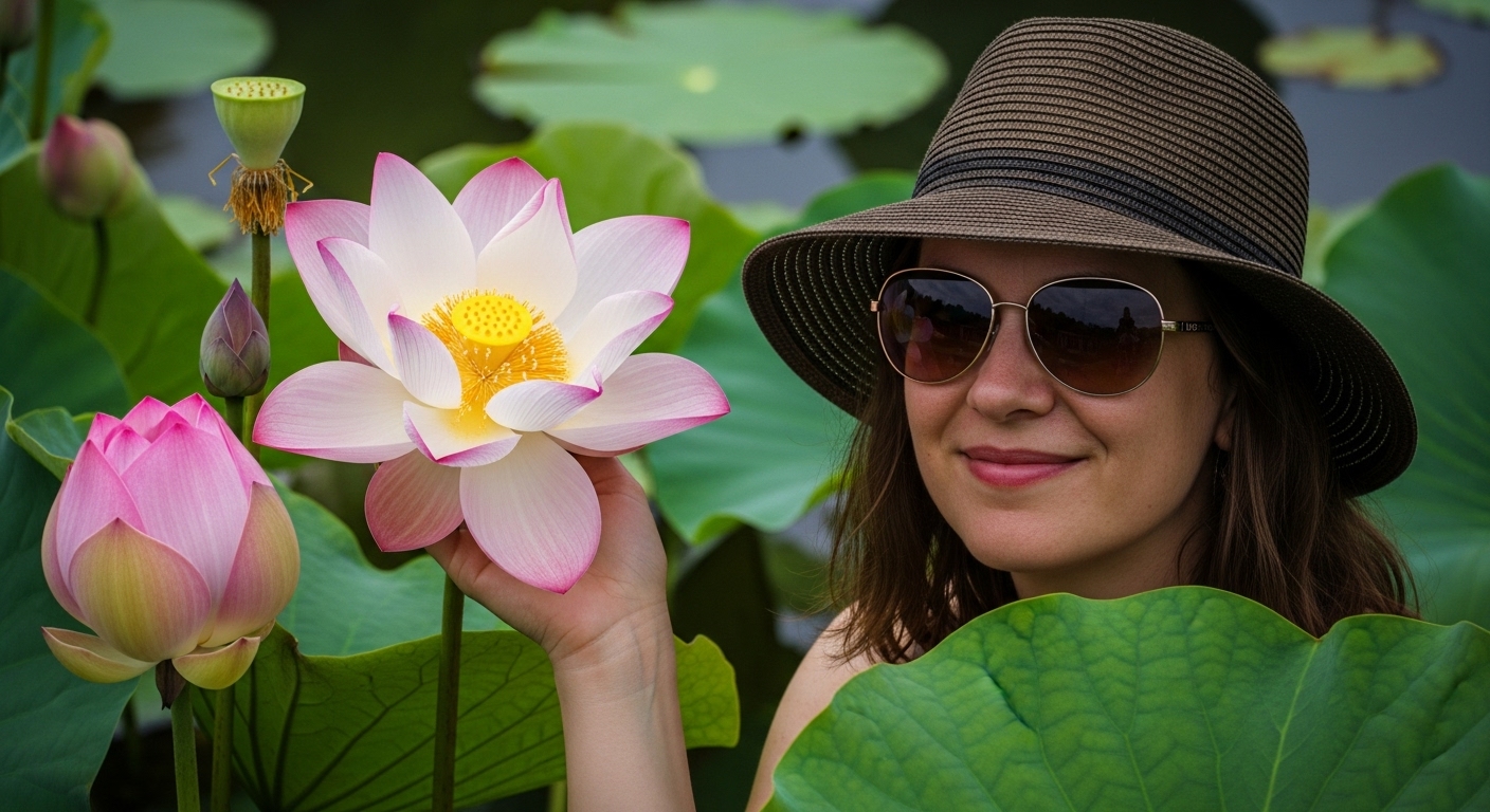 Nelumbo Nucifera Flower